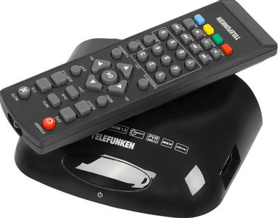 Ресивер DVB-T2 Telefunken TF-DVBT211, черный – купить в Ситилинк | 341984
