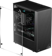 Корпус mATX PCCOOLER C3B310 BK,  черный