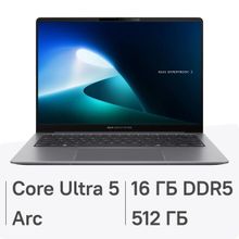 Изображение товара Ноутбук ASUS ExpertBook P5 P5405CSA-NZ0298 14 IPS Core Ultra 5 16 ГБ SSD