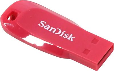Характеристики Флешка USB Sandisk Cruzer Blade 64ГБ, USB2.0, розовый ...