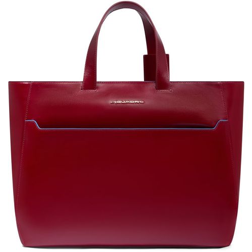 Деловая сумка Piquadro Blue Square, женская, кожа натуральная, красный [bd6680b2/r]