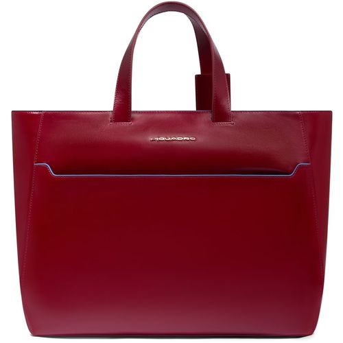 Деловая сумка Piquadro Blue Square, женская, кожа натуральная, красный [bd6680b2/r]