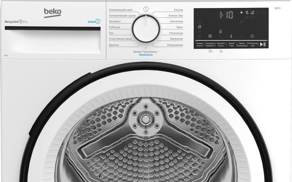 Сушильная машина Beko B3T68230 белый – купить в Ситилинк | 1882841