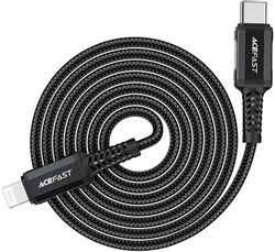 Кабель ACEFAST C4-01, Lightning (m) - USB Type-C (m), 1.8м, черный