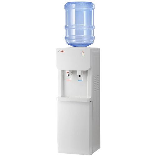 Кулер AEL LD-18c, напольный, электронный, push - кран, белый