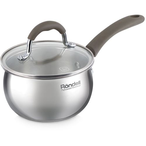 Ковш Rondell Konzept RDS-1228, 1.1л, с крышкой, стальной