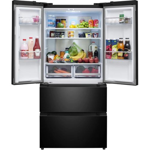 Холодильник двухкамерный MEFERI Comfort MFR83 French Door, инверторный, черный