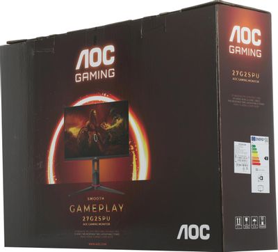 27" Монитор AOC Gaming 27G2SPU, 1920x1080, IPS, 165Гц, 2хHDMI, 1хDP ...