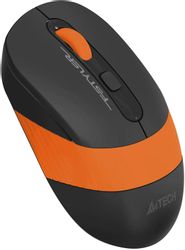 Мышь беспроводная A4TECH Fstyler FG10S, USB, черный и оранжевый