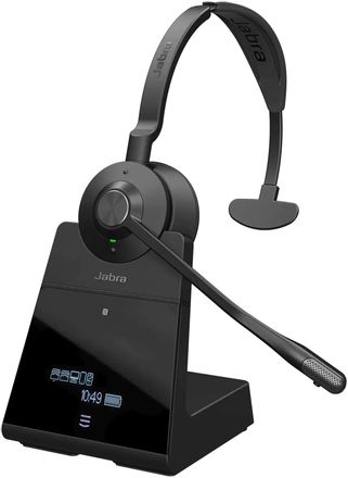 Гарнитура Jabra Engage 75 SE Mono,  для компьютера/мобильных устройств, накладные,  Bluetooth, моно, черный [9656-583-111]