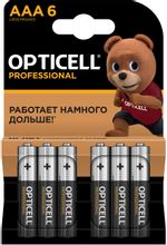 Изображение товара AAA Батарейка OPTICELL Professional LR03,  6 шт.