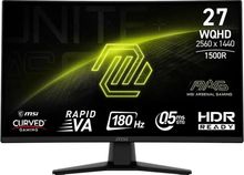 Изображение товара 26 27 дюймовый игровой монитор MSI Mag 274CQF 2560x1440 VA 180Hz изогнутый