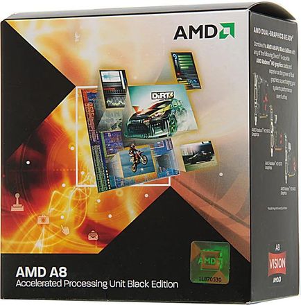 Процессор AMD A8 3870K, SocketFM1,  BOX [ad3870wngxbox]