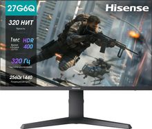 Изображение товара 27" Монитор Hisense 27G6Q PRO,  2560x1440,  IPS,  320Гц,  2хHDMI,  1хDP,  черный