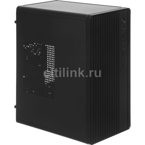 Корпус mATX Accord ACC-M258-01B, Mini-Tower, без БП, черный