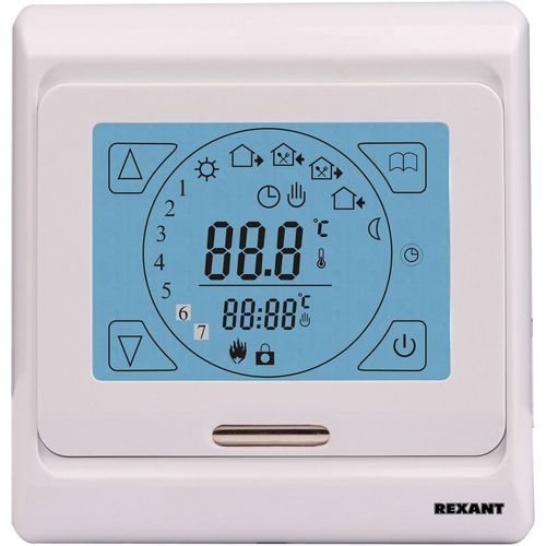 Терморегулятор Rexant R91XT 3500Вт белый (51-0533)