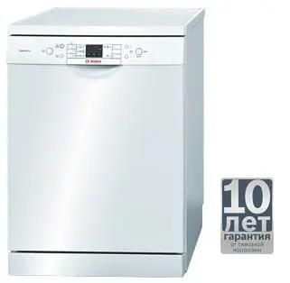 Bosch SMS53N12RU, полноразмерная, 60см, загрузка 13 комплектов, белая
