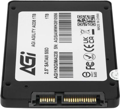 SSD накопитель AGI AI238 AGI1K0GIMAI238 1ТБ, 2.5