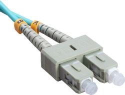 Патч-корд CABEUS 2 50/125 OM3 10м LSZH бирюзовый