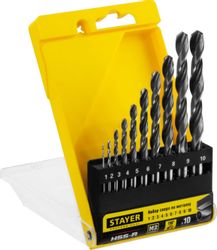 Набор сверл Stayer 29602-H10_z01, цилиндрический