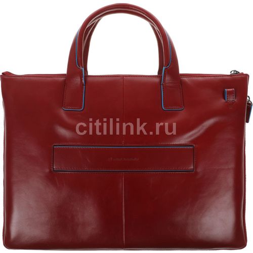 Деловая сумка Piquadro Blue Square, кожа натуральная, красный [ca4021b2/r]