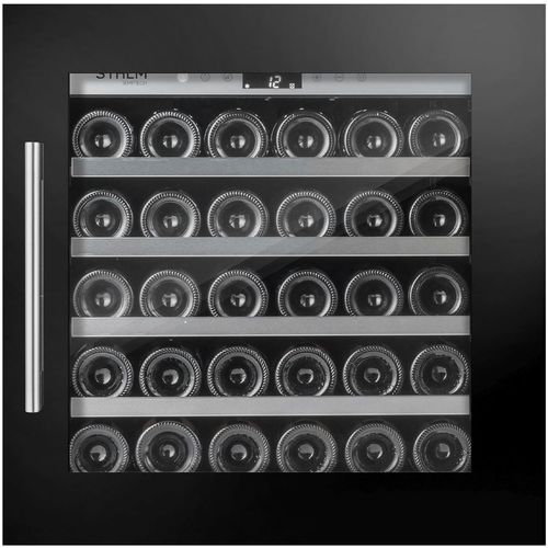 Винный шкаф TEMPTECH STHLM STZ60SB, вместимость: 30 бутылок, 90л, 59см, черный