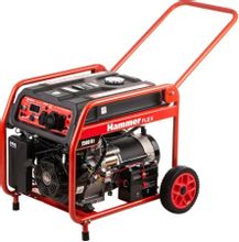 Изображение товара Бензиновый генератор Hammer Flex GN8000ATS 7.5 кВт с автозапуском и колёсами