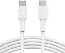 Изображение товара Кабель Belkin CAB003bt2MWH USB-C (м) - 2 м, белый, двойной USB-C
