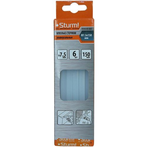 Клеевые стержни для пистолета STURM! 7010-05-06S, 6шт