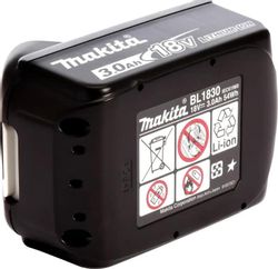 Батарея аккумуляторная Makita BL1830B LXT, 18В, 3Ач, Li-Ion