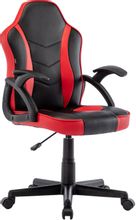 Изображение товара Игровое кресло BRABIX Shark GM-203 на колесиках эко- кожа/сетка черно-красное