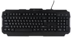 Клавиатура Oklick 757G HW2, проводная, мембранная, черный
