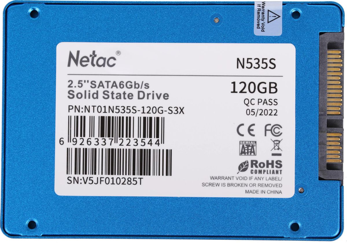 SSD NETAC N535S NT01N535S 120G S3X 120 2.5