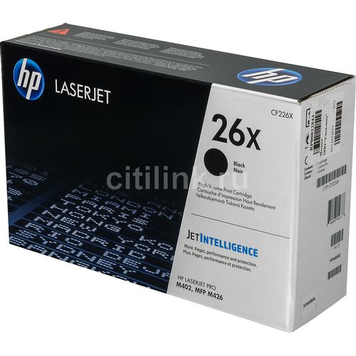 Картридж HP 26X, черный / CF226X