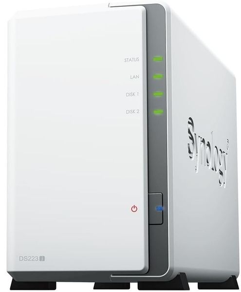 Сетевое хранилище NAS Synology DS223J 2-bay настольный RTD1619B