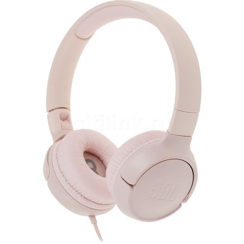 Наушники JBL Tune 500, 3.5 мм, накладные, розовый [jblt500pink]