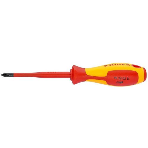Отвертка KNIPEX KN-982401SL, PH1 длина стержня 80мм