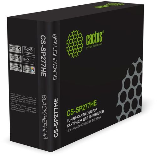 Картридж Cactus CS-SP277HE, 408160, черный / CS-SP277HE