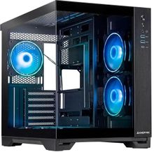 Изображение товара Корпус ATX CHIEFTEC Visio Midi-Tower с прозрачной боковой панелью и 3 вентиляторами