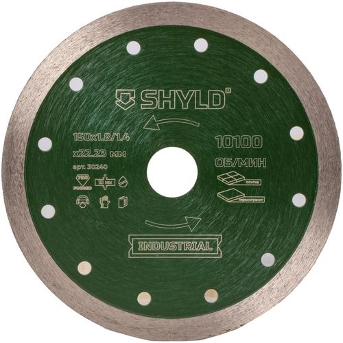 Алмазный диск SHYLD 30240, 150мм, 1.8мм, 22.2мм, по керамограниту