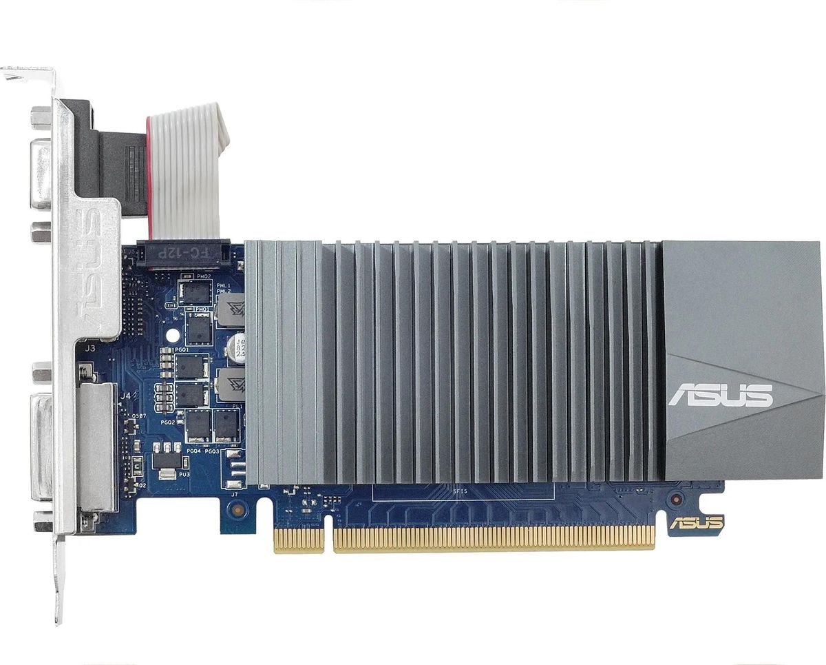 Видеокарта ASUS NVIDIA GeForce GT 730 GT730-SL-2GD5-BRK-E 2ГБ GDDR5, Ret –  купить в Ситилинк | 1646227