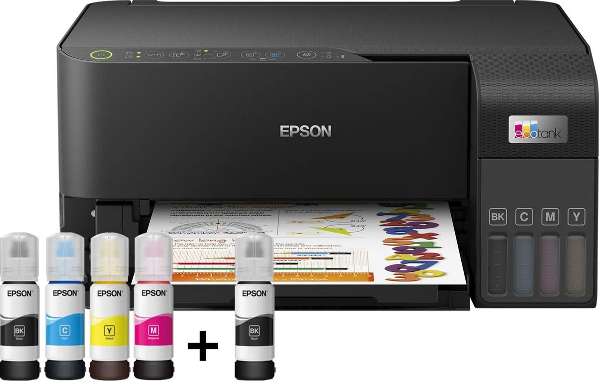 МФУ струйный Epson EcoTank L3550 цветная печать, A4, с СНПЧ, цвет черный  [c11ck59405] – купить в Ситилинк | 2000055