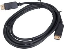 Изображение товара Кабель Display Port  1.2v,  DisplayPort (m) -  DisplayPort (m),  GOLD ,  3м,  черный