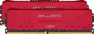 Оперативная память Crucial Ballistix BL2K8G32C16U4R DDR4 -  2x 8ГБ 3200МГц, DIMM,  Ret
