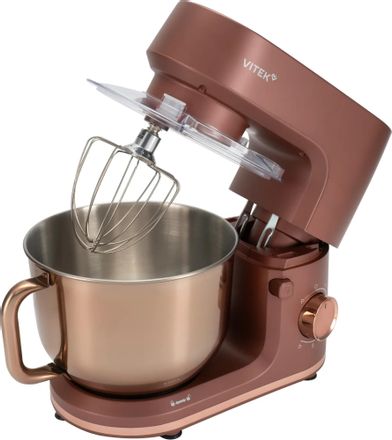 Миксер планетарный Vitek Элегия VT-PM0661, 2000Вт, кофейный