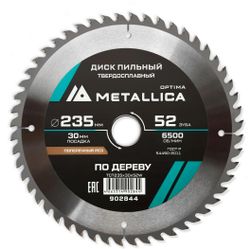 Пильный диск METALLICA 902844, 235мм, по дереву