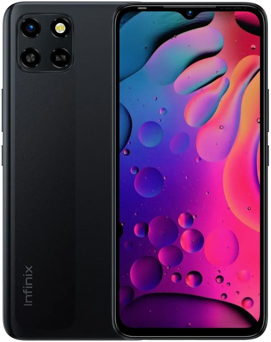 Отзывы на Смартфон INFINIX Smart 6 HD 2/32 GB, X6512, черный в  интернет-магазине СИТИЛИНК (1768873)