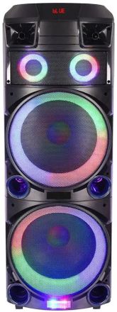 Музыкальный центр Supra SMB-1000, 150Вт, с караоке, Bluetooth, FM, USB, SD, черный