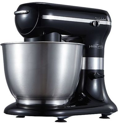 Обзор товара миксер планетарный HIBERG MP 1255 B, черный (1862067) в ...