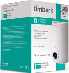 Увлажнитель воздуха ультразвуковой Timberk T-HU3-A102E-WF, 4л, белый